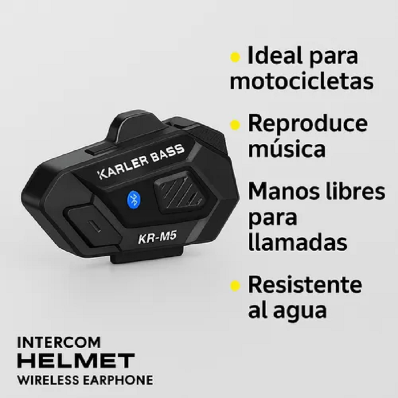 Miniatura 3 de Intercomunicador Con Bluetooth KRM5